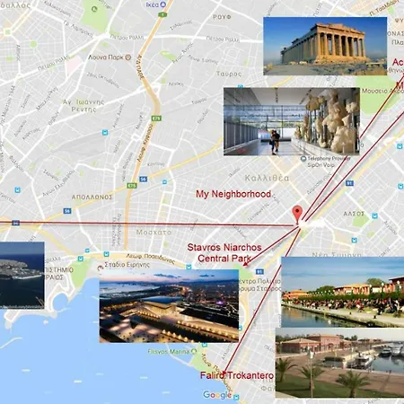 Near Stavros Niarchos Park & Acropolis Apartment *